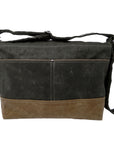 Sanford Waxed Canvas Messenger Bag | Handmade Laptop & Crossbody Bag