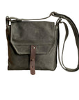 Hobe Waxed Canvas Satchel – Durable Crossbody Bag for Travel, Hiking & Everyday Use