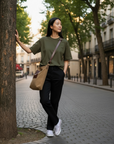 Daytona Waxed Canvas Hobo Bag
