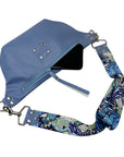 Hendry Sling Bag - Blue Leather