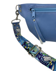 Hendry Sling Bag - Blue Leather