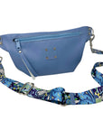 Hendry Sling Bag - Blue Leather