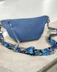 Hendry Sling Bag - Blue Leather