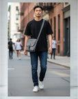 Hobe Satchel Waxed Canvas Bag - Large