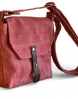 Hobe Waxed Canvas Crossbody Satchel – Lightweight Everyday Bag for Travel & Daily Use