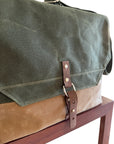 Sanford Waxed Canvas Messenger Bag | Handmade Laptop & Crossbody Bag