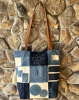 Juno Patchwork Denim & Leather Tote