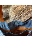 Juno Patchwork Denim & Leather Tote