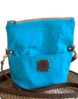 Stuart Zippered Waxed Canvas Fold-over Bag - 1820 Bag Co.