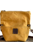 Stuart Zippered Waxed Canvas Fold-over Bag - 1820 Bag Co.