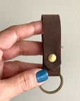 Simple Leather Keychain - 1820 Bag Co.