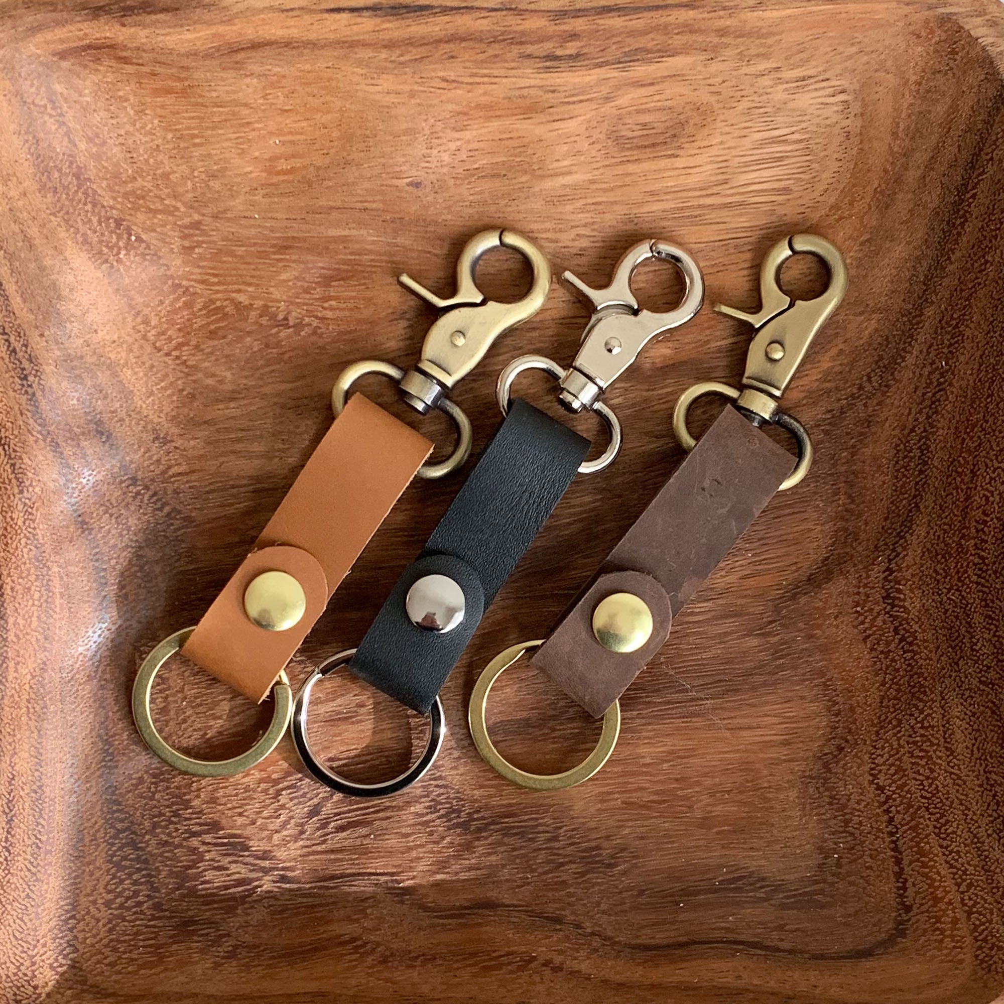 Leather Fob Keychain, Belt Clip Key Holder – 1820 Bag Co.