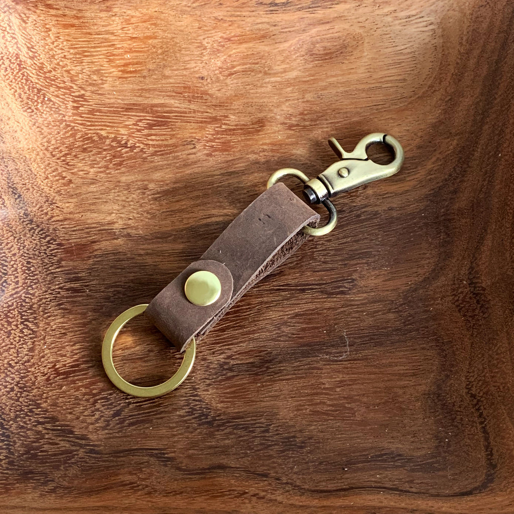 Leather Fob Keychain, Belt Clip Key Holder - 1820 Bag Co.