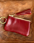 Naples Leather Key Chain Coin Purse - 1820 Bag Co.