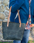 Sarasota Leather Tote - 1820 Bag Co.
