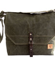 Englewood Waxed Canvas Mens Field Bag - 1820 Bag Co.