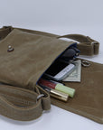Hobe Satchel Waxed Canvas Bag