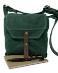 Hobe Waxed Canvas Crossbody Satchel – Lightweight Everyday Bag for Travel & Daily Use