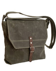 Hobe Satchel Waxed Canvas Bag - Large