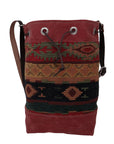 Wildwood Waxed Canvas Bucket Bag - Aztec - 1820 Bag Co.