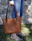 Sarasota Leather Tote - 1820 Bag Co.