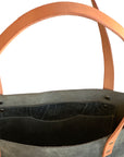 Sarasota Leather Tote - Rustic Sage Green - 1820 Bag Co.