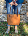 Sarasota Leather Tote - 1820 Bag Co.