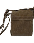 Hobe Satchel Waxed Canvas Bag - Beige - 1820 Bag Co.