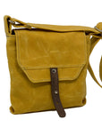 Hobe Waxed Canvas Crossbody Satchel – Lightweight Everyday Bag for Travel & Daily Use