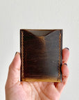 Bunnell Leather Slim Sleeve Wallet in Brown Leather, Mens Wallet, Leather Wallet - 1820 Bag Co.