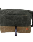 Sanford Waxed Canvas Messenger Bag | Handmade Laptop & Crossbody Bag