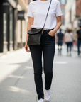 Harbor Leather Foldover Crossbody