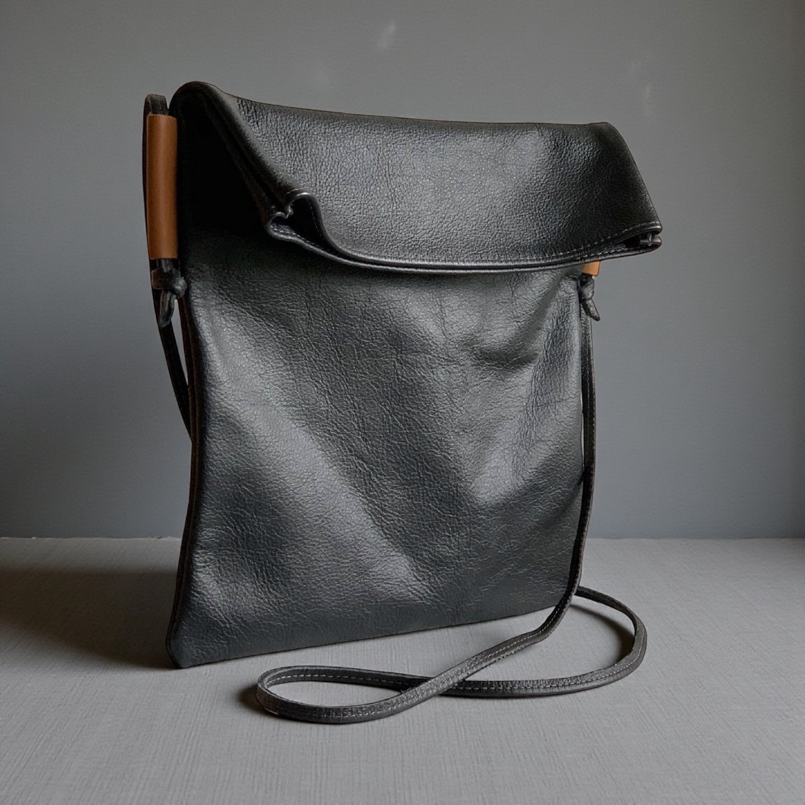 Harbor Leather Foldover Crossbody