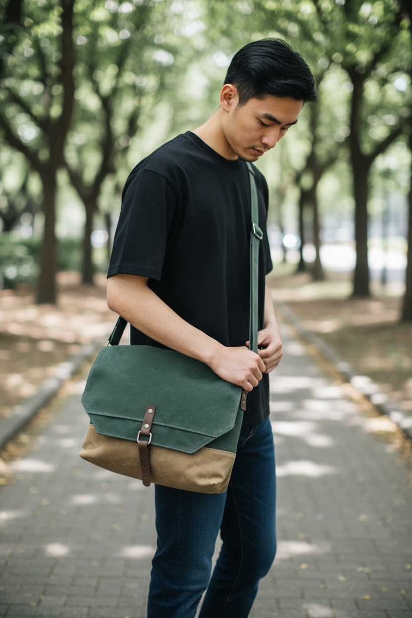 Englewood Waxed Canvas Field Bag