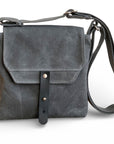 Hobe Waxed Canvas Crossbody Satchel – Lightweight Everyday Bag for Travel & Daily Use