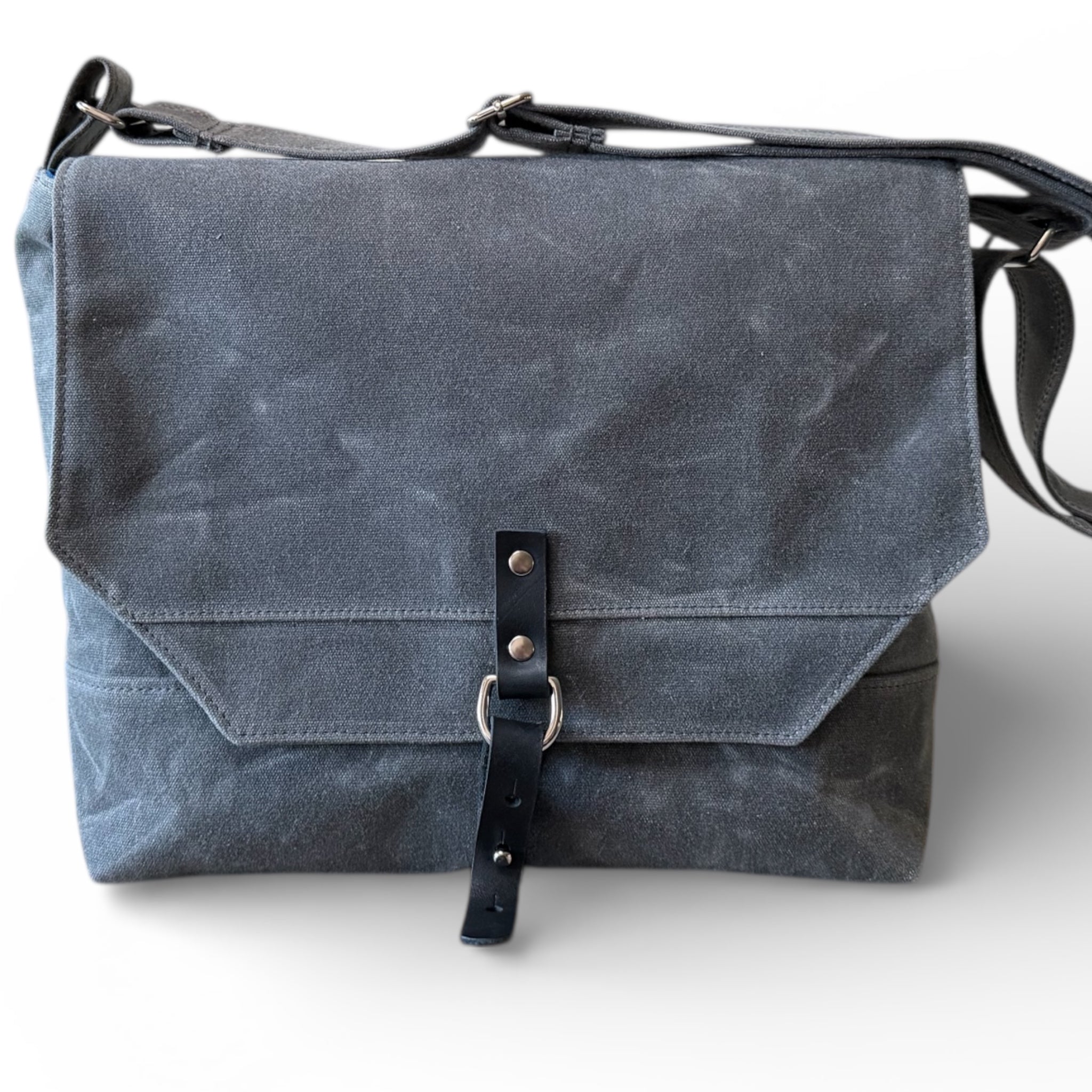 Waxed Canvas Messenger Bag | Handcrafted in the USA | 1820 Bag Co.
