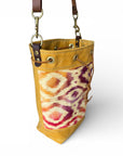Wildwood Ember Print Waxed Canvas Bucket Bag