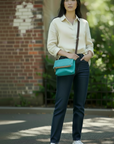 Stuart Zippered Waxed Canvas Fold-over Bag