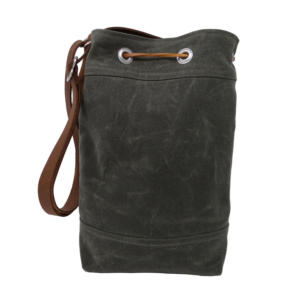 Wildwood Waxed Canvas Bucket Bag - Aztec - 1820 Bag Co.