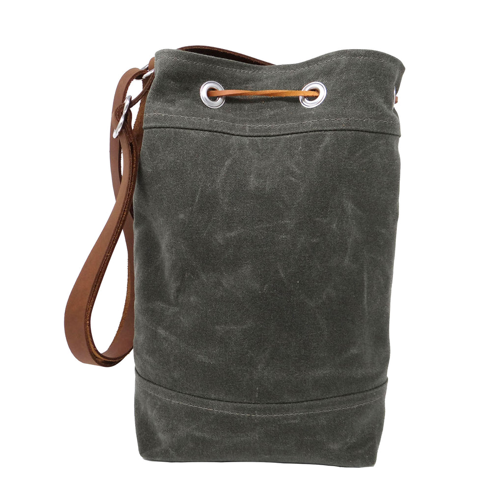 Wildwood Waxed Canvas Bucket Bag - Navajo Southwest - 1820 Bag Co.