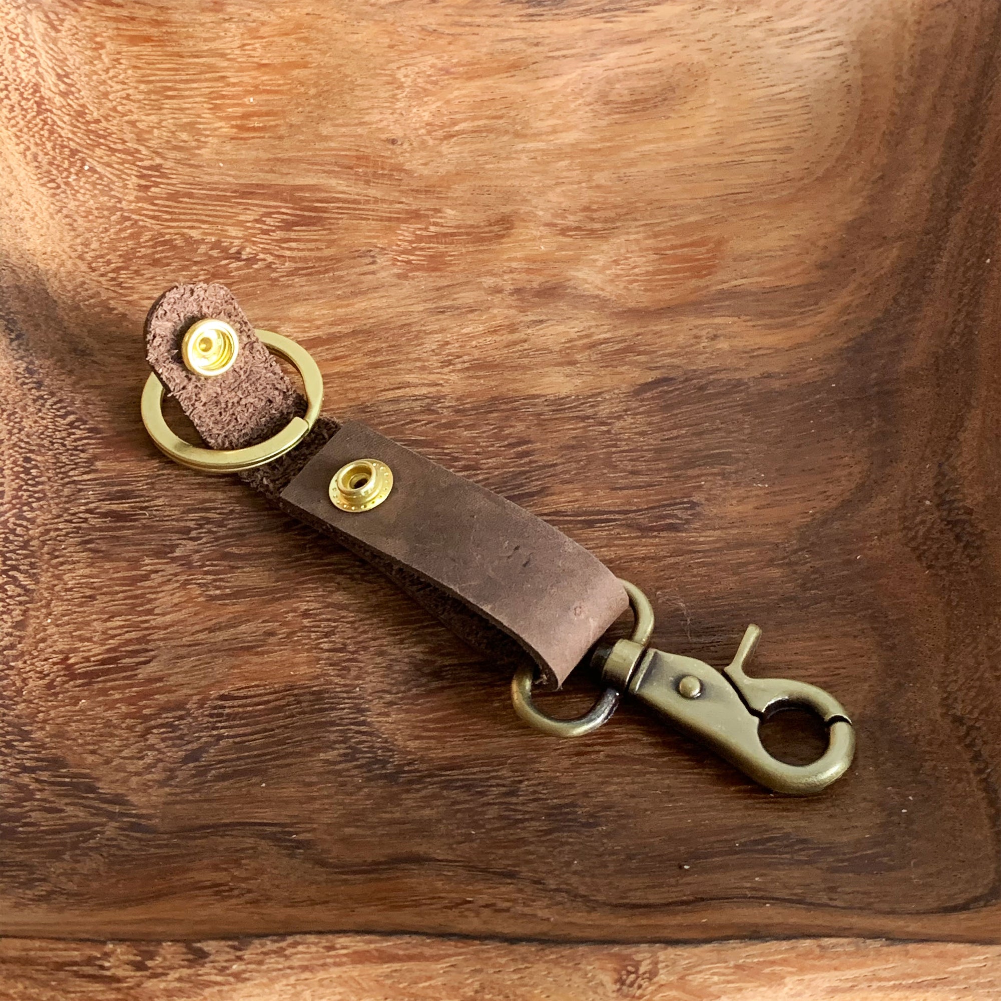 Leather Fob Keychain, Belt Clip Key Holder - 1820 Bag Co.