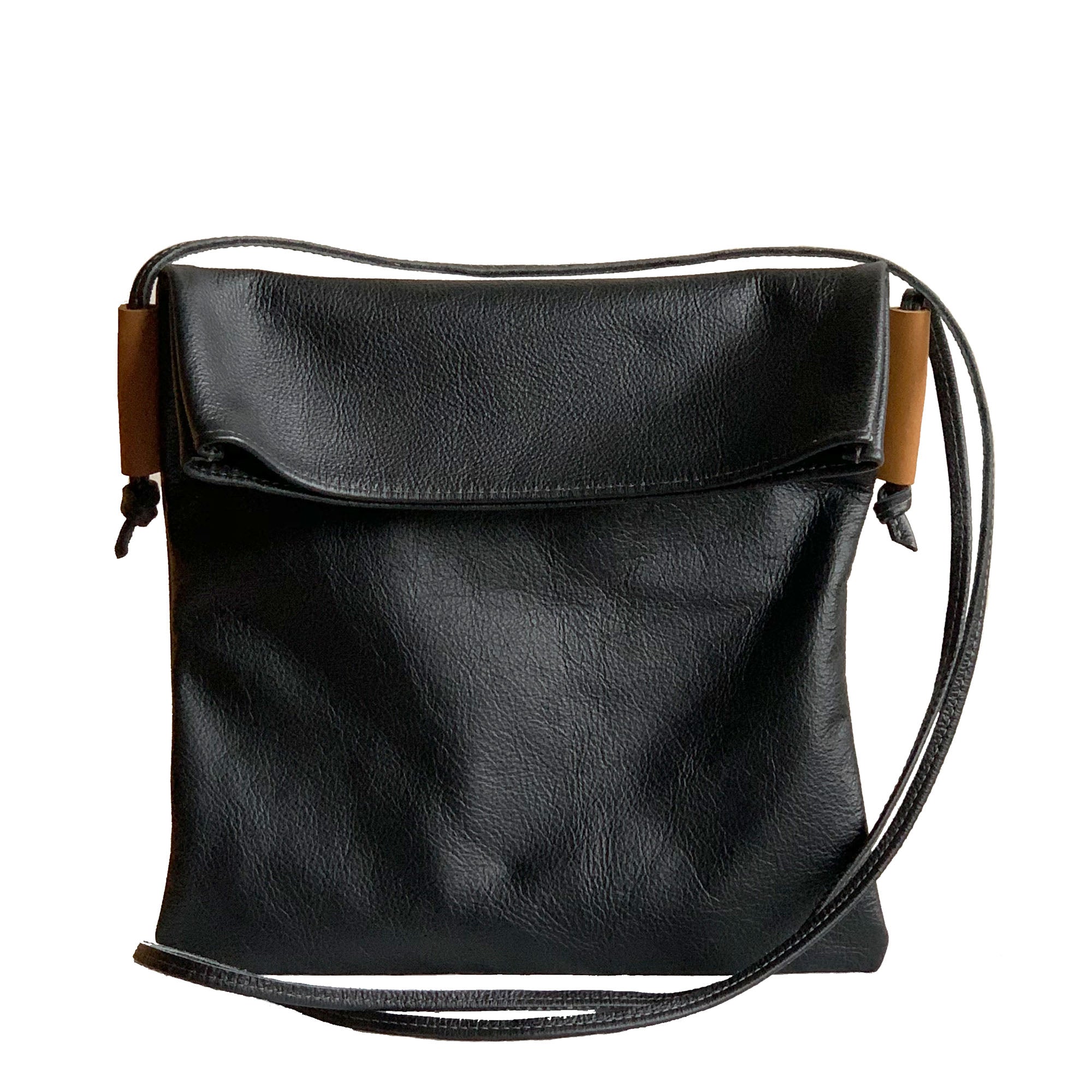 Leather Foldover Bag - 1820 Bag Co.