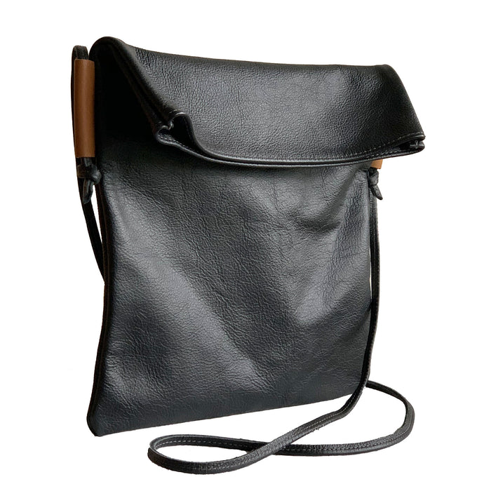Leather Foldover Bag - 1820 Bag Co.