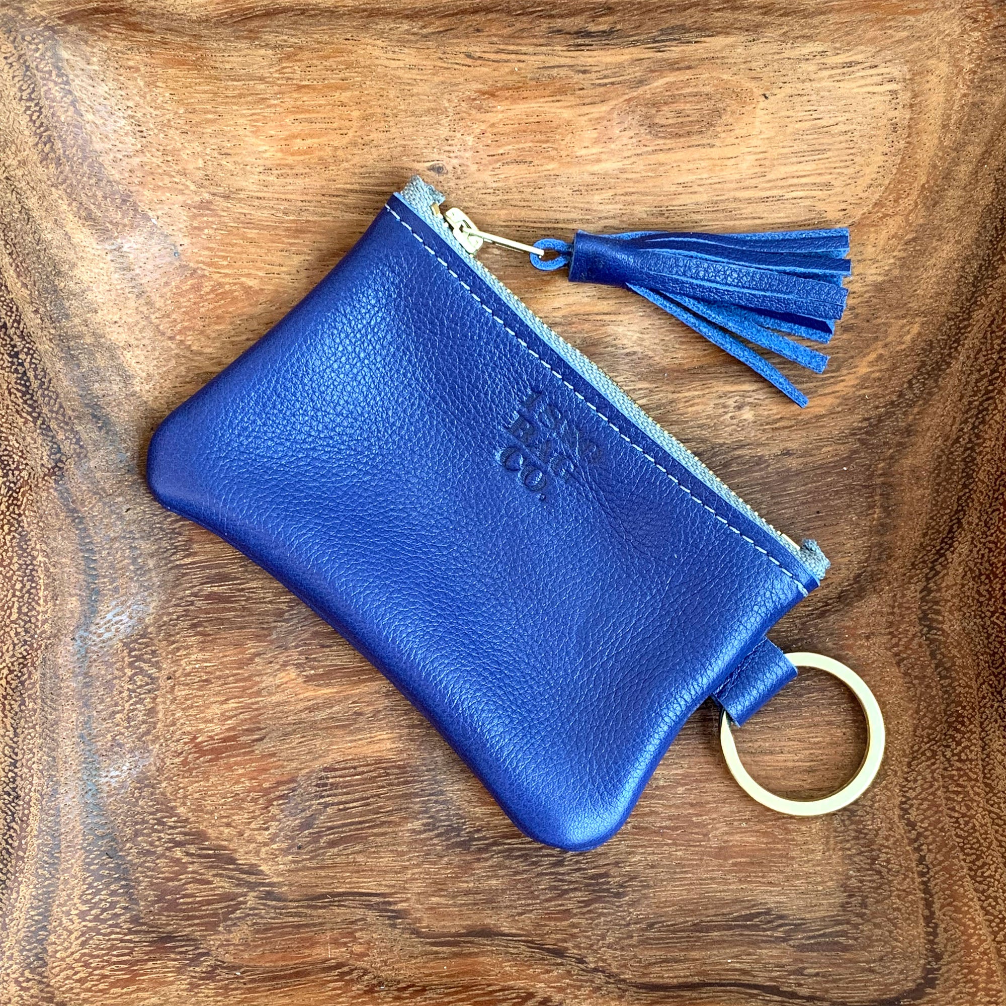 Naples Leather Key Chain Coin Purse - 1820 Bag Co.