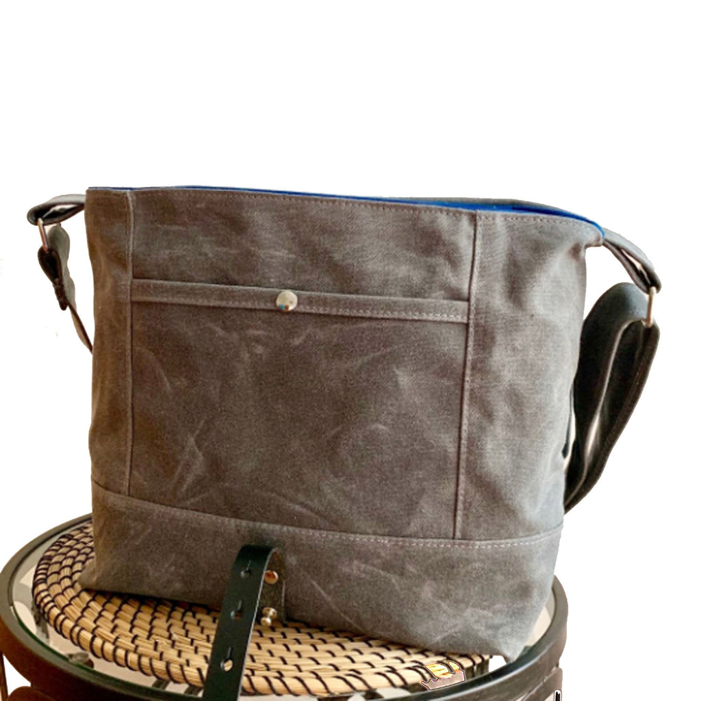 Sanford Waxed Canvas Messenger Bag, Laptop Bag - 1820 Bag Co.