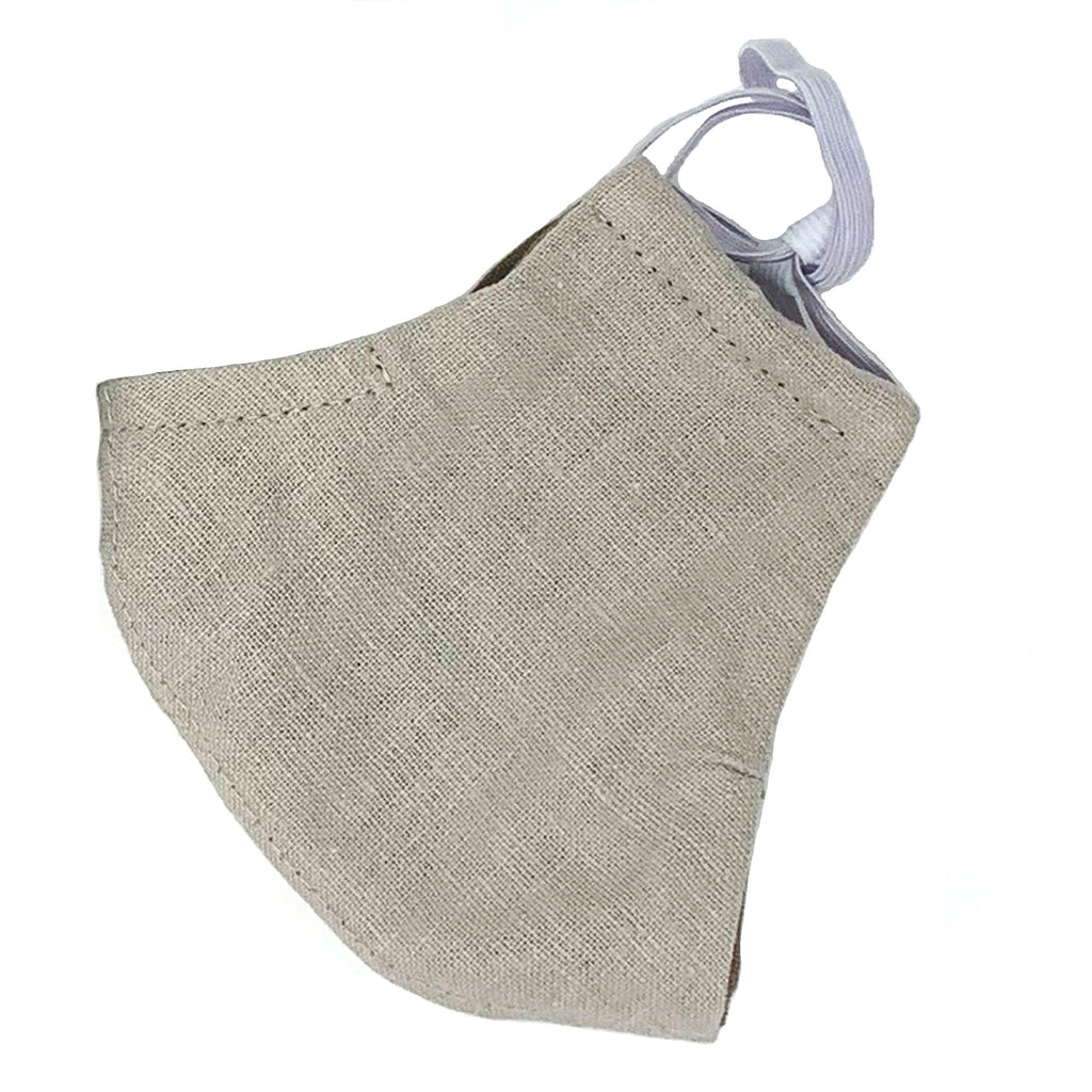 Fitted Contour Face Mask with Nose Wire, Filter Pocket and Adjustable Ear Loops