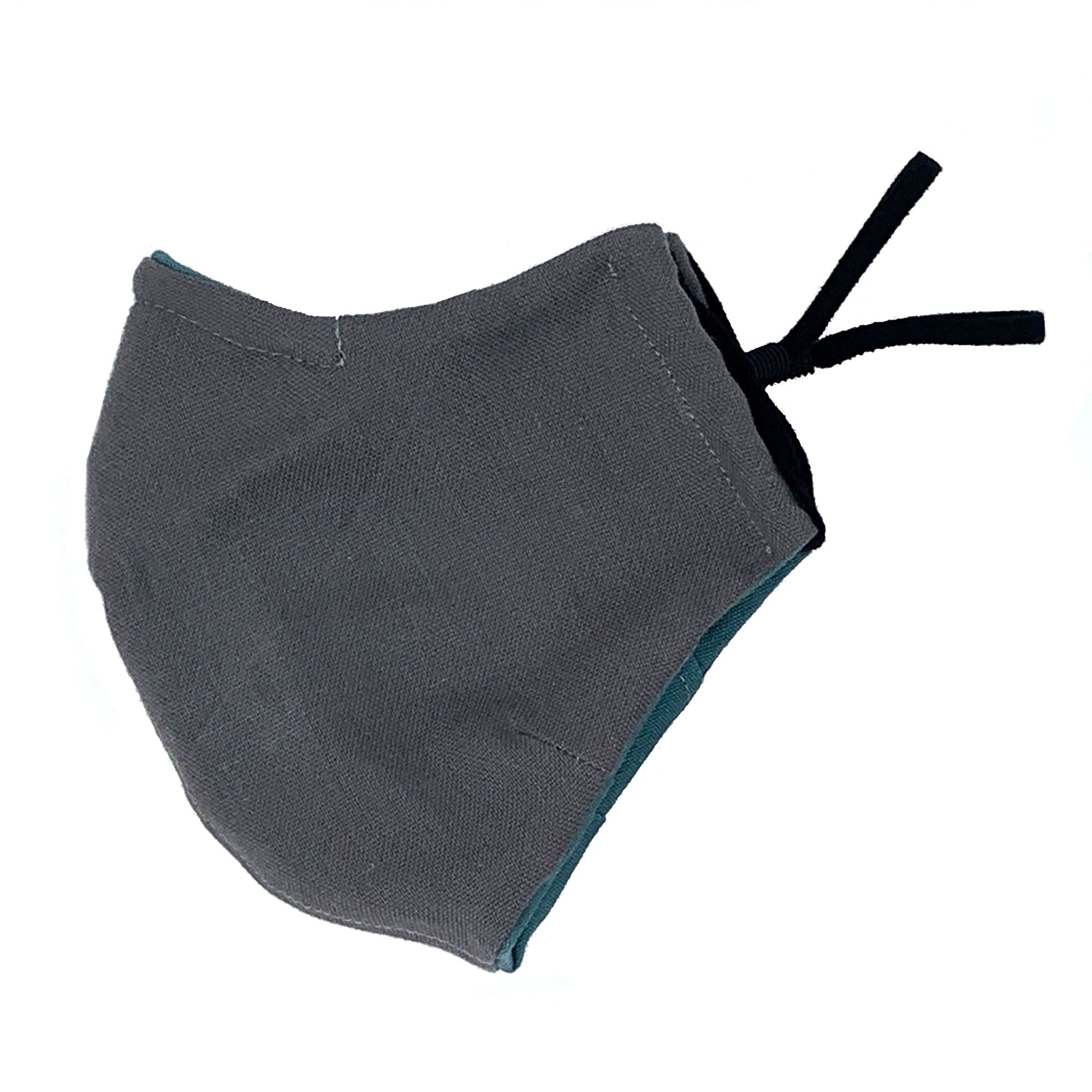 Fitted Contour Face Mask with Nose Wire, Filter Pocket and Adjusta