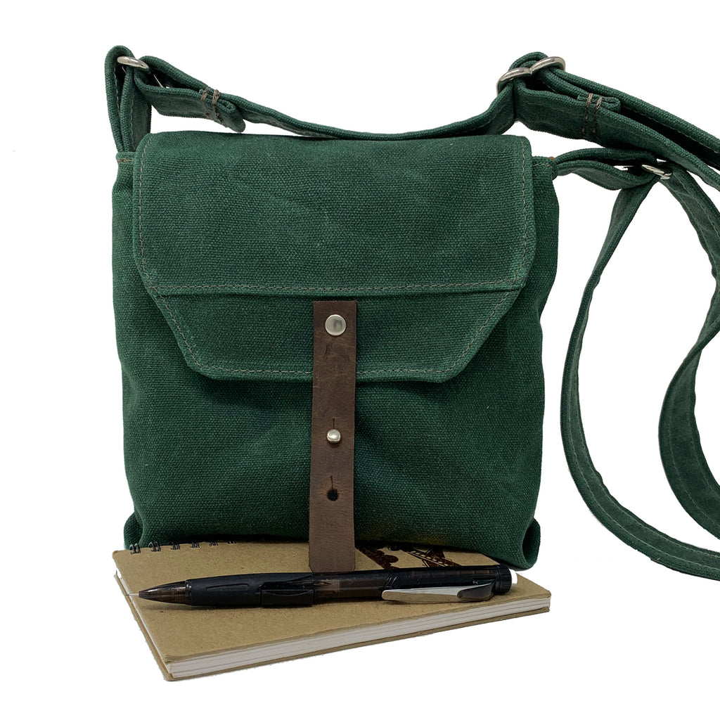 Hobe Satchel Waxed Canvas Bag