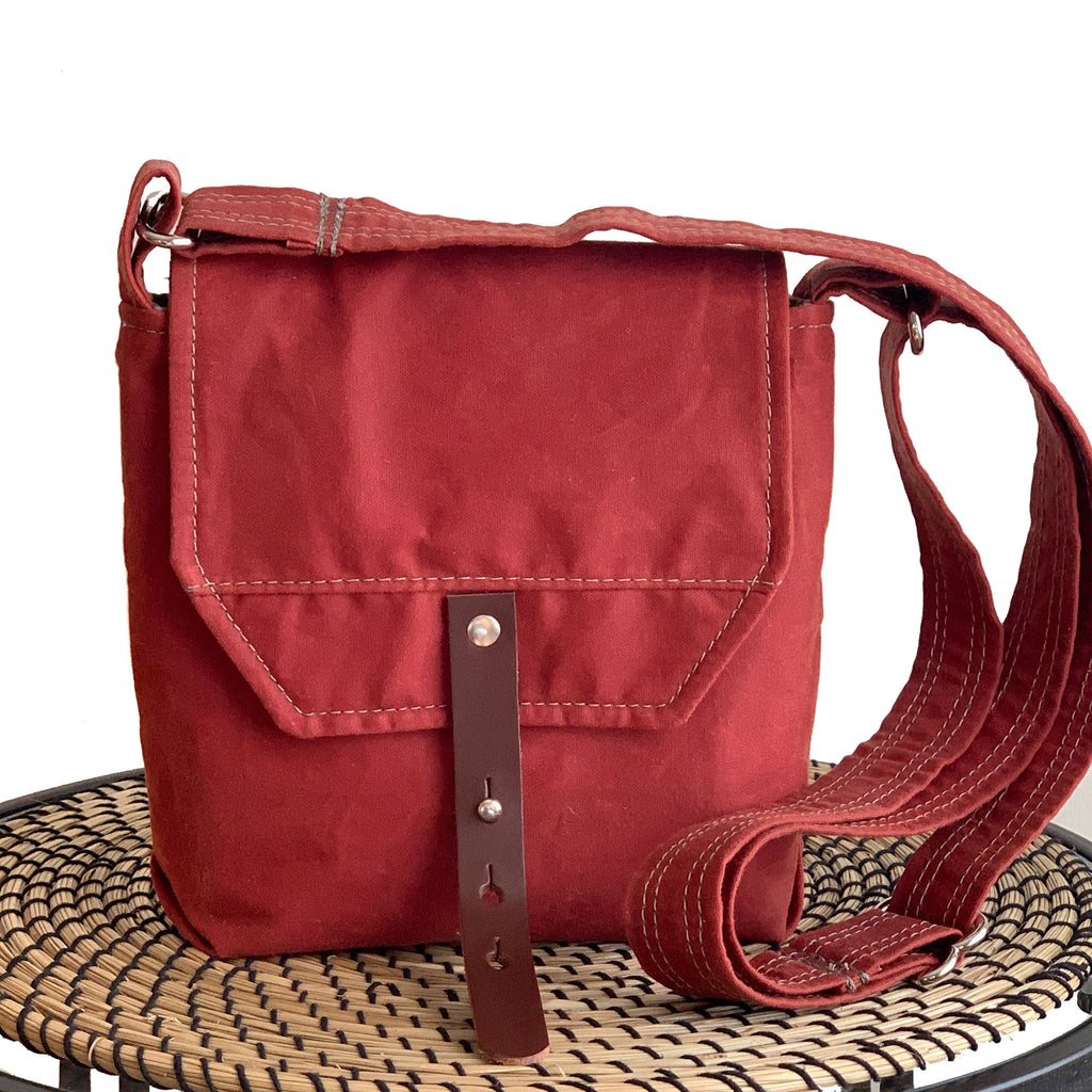 Hobe Satchel Waxed Canvas Bag - 1820 Bag Co.