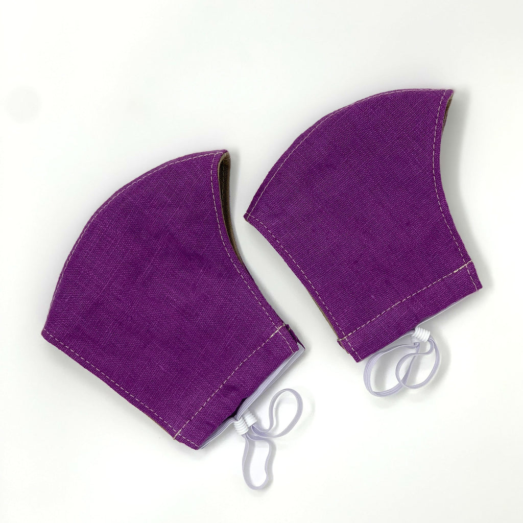 Simple Face Mask - European Linen with Adjustable Ear Loops